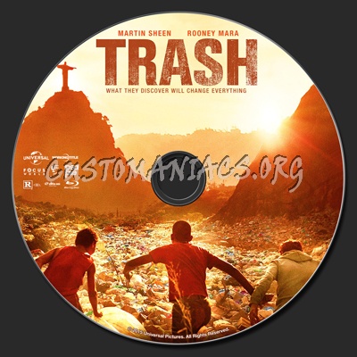 Trash blu-ray label