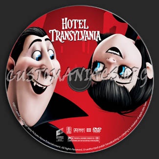 Hotel Transylvania dvd label