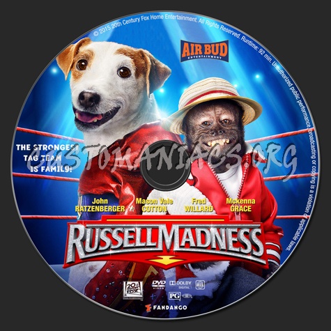 Russell Madness dvd label