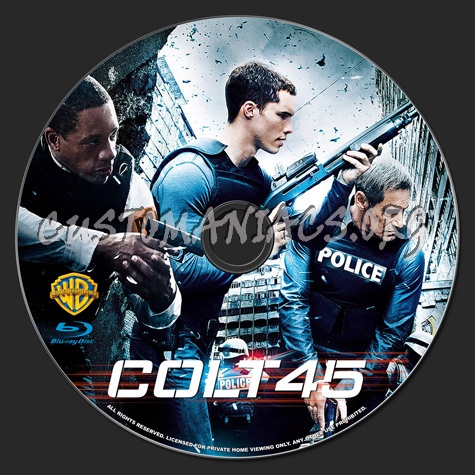 Colt 45 blu-ray label