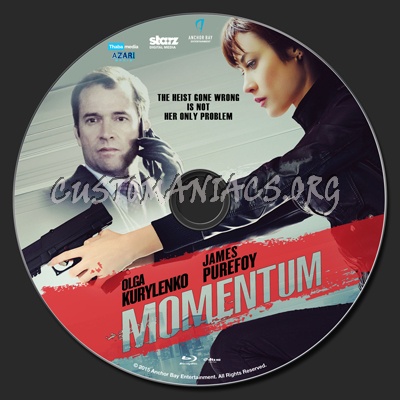 Momentum (2015) blu-ray label