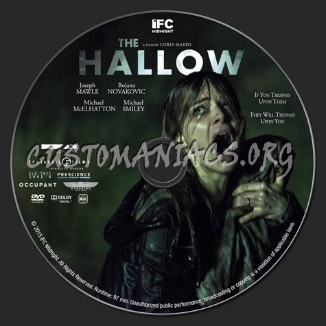 The Hallow dvd label