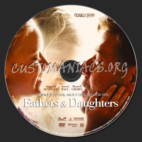 Fathers and Daughters dvd label