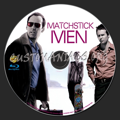 Matchstick Men blu-ray label