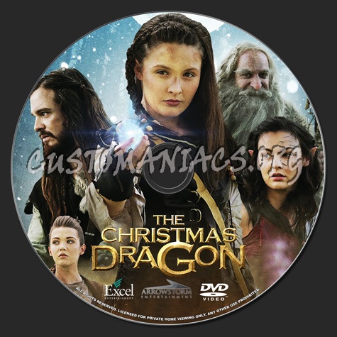 The Christmas Dragon dvd label