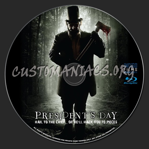 President's Day blu-ray label