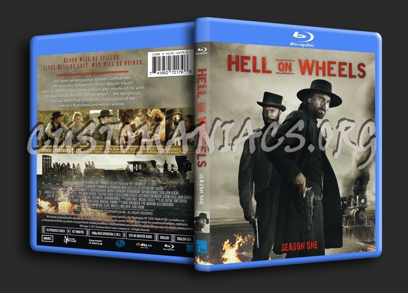 Hell on Wheels Season 1 blu-ray cover