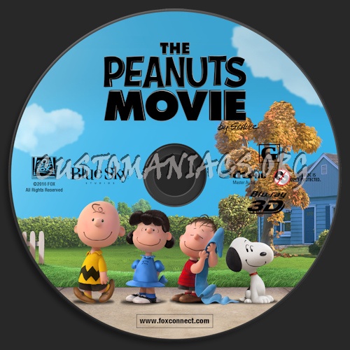 The Peanuts Movie blu-ray label