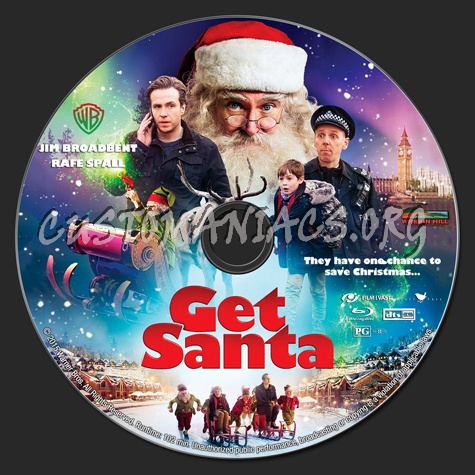 Get Santa blu-ray label