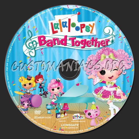 Lalaloopsy Band Together dvd label