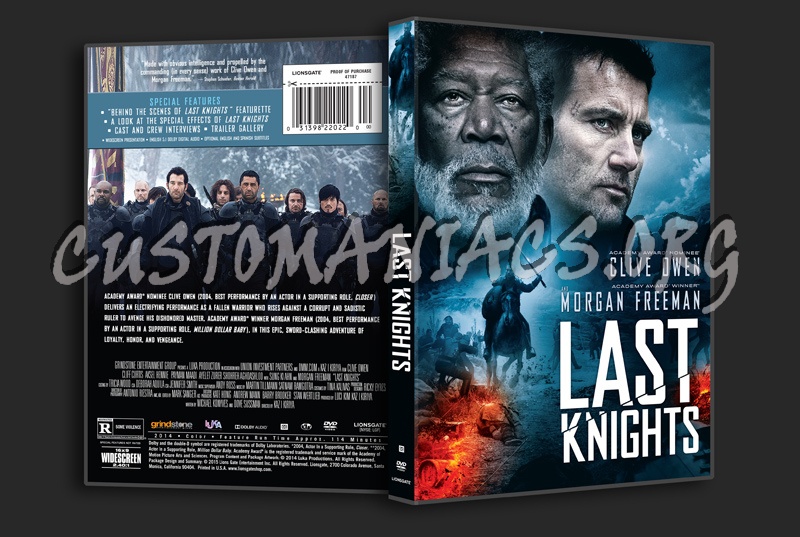 Last Knights dvd cover