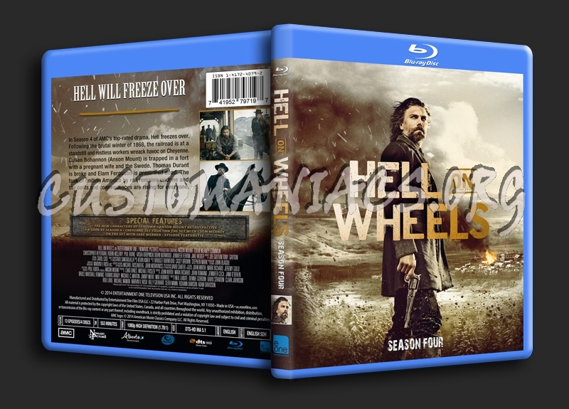 Hell on Wheels Season 4 blu-ray cover