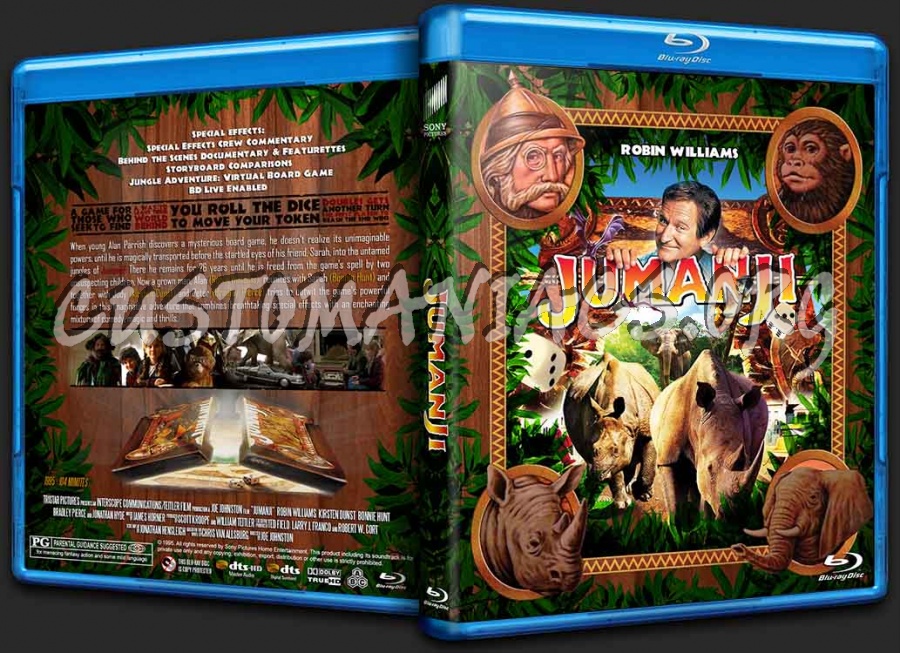 Jumanji blu-ray cover