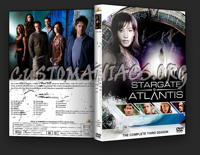 Stargate Atlantis Seasons 1-5 dvd cover