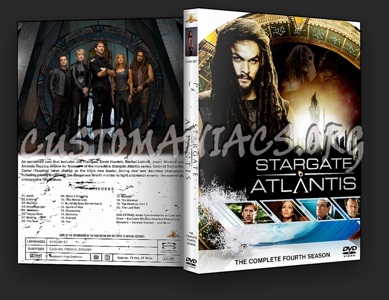 Stargate Atlantis Seasons 1-5 dvd cover