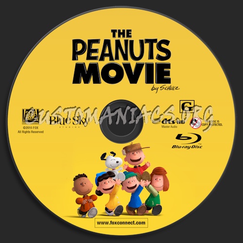 The Peanuts Movie blu-ray label