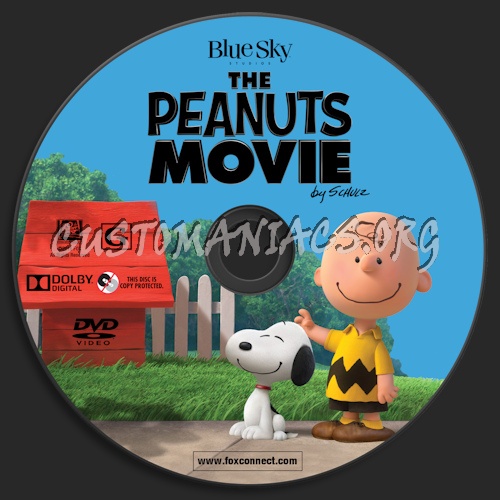 The Peanuts Movie dvd label