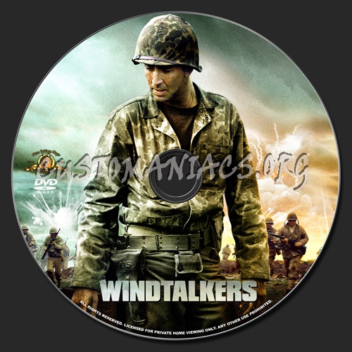 Windtalkers dvd label