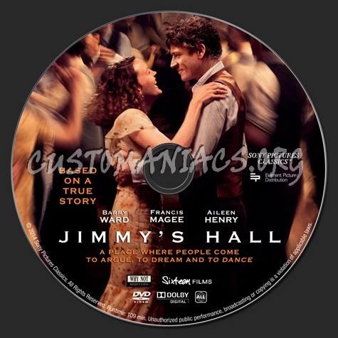 Jimmy's Hall dvd label