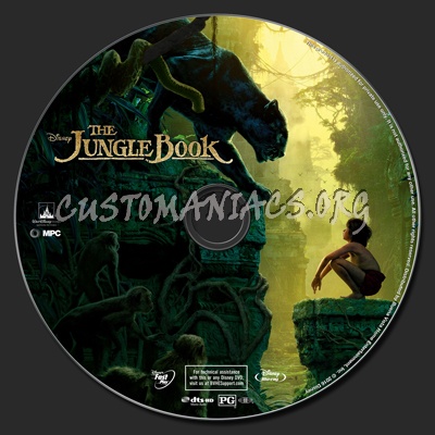 The Jungle Book (2016) blu-ray label - DVD Covers & Labels by ...