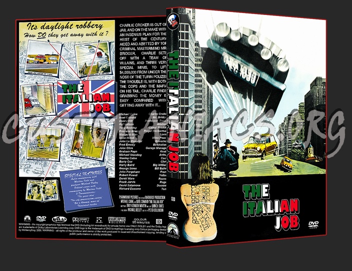 The Italian Job dvd cover