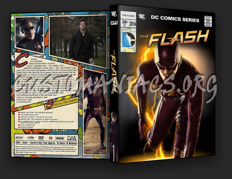 The Flash - Season 1 dvd cover