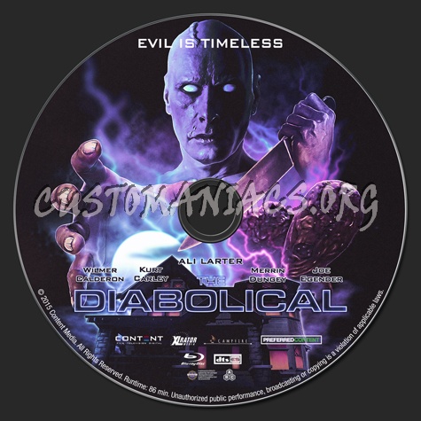 The Diabolical blu-ray label