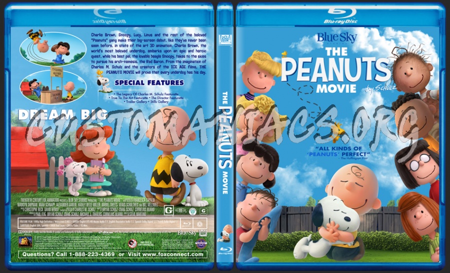 The Peanuts Movie dvd cover