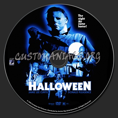 Halloween (1978) dvd label