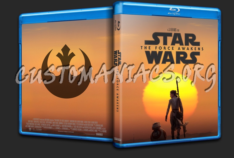 Star Wars: The Force Awakens blu-ray cover