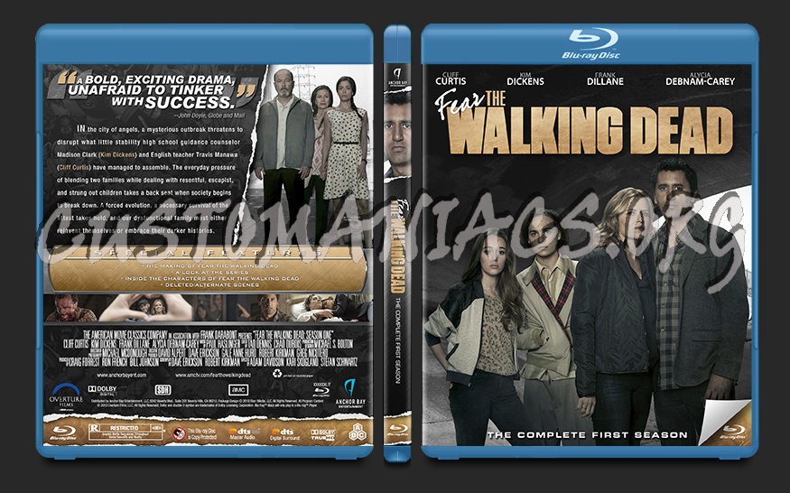 Fear the Walking Dead Season 1 blu-ray cover