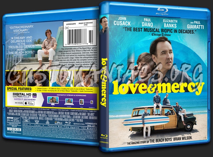 Love & Mercy blu-ray cover