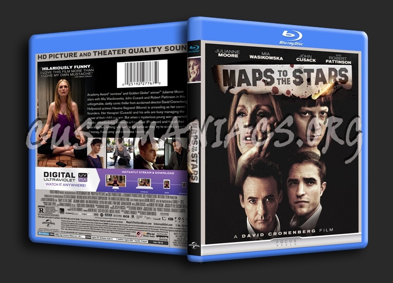 Maps to the Stars blu-ray cover