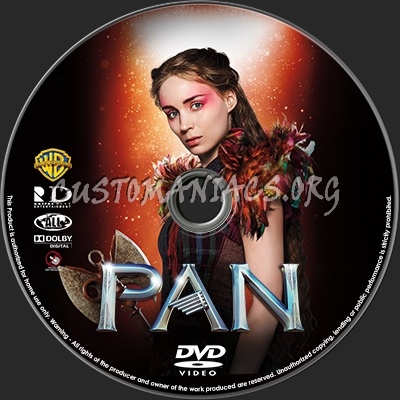 Pan dvd label