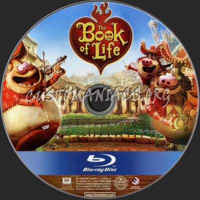 The Book of Life blu-ray label