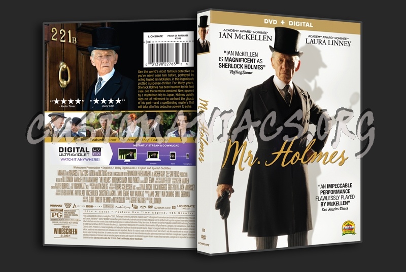 Mr Holmes dvd cover