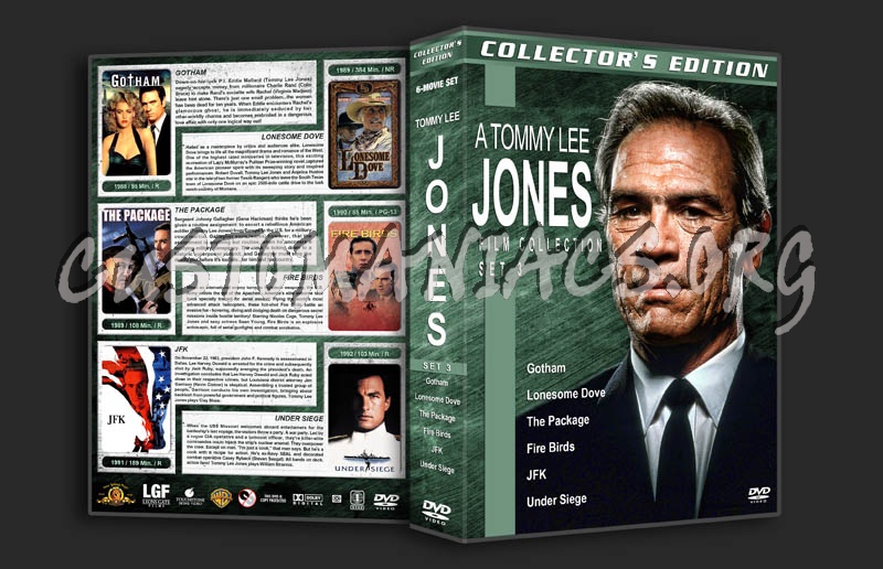 Tommy Lee Jones Film Collection - Set 3 dvd cover