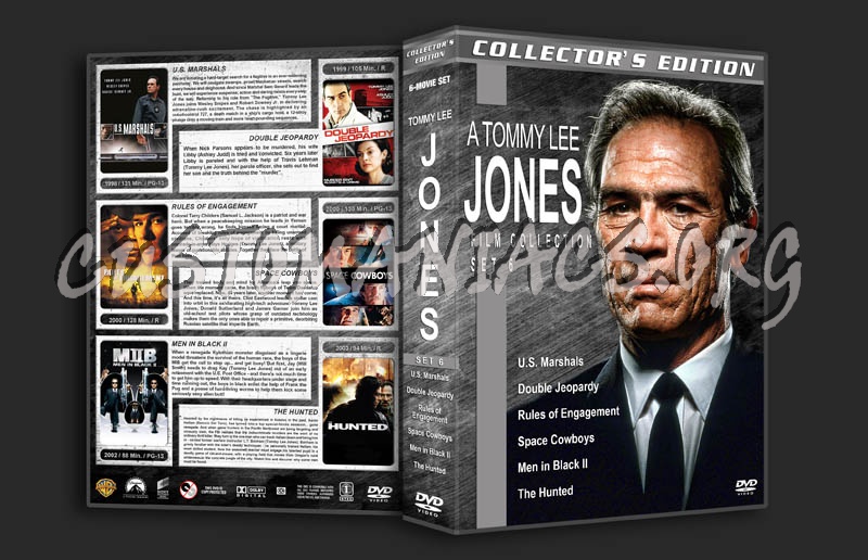 Tommy Lee Jones Film Collection - Set 6 dvd cover