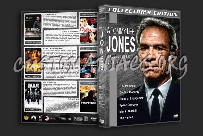 Tommy Lee Jones Film Collection - Set 6 dvd cover