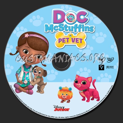 Doc McStuffins Pet Vet dvd label