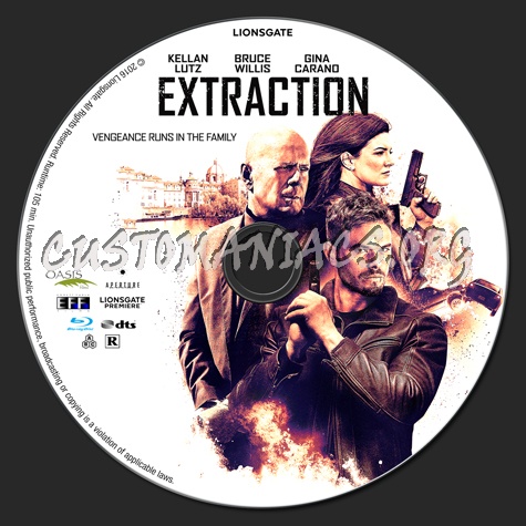 Extraction blu-ray label