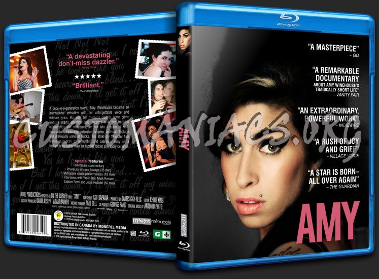 Amy blu-ray cover