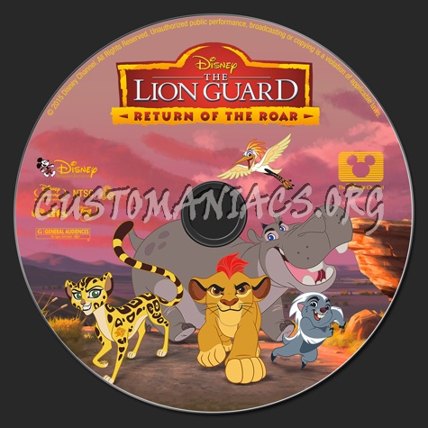 The Lion Guard: Return of the Roar blu-ray label