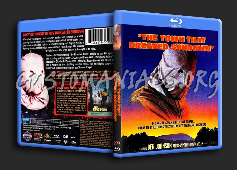 The Town that Dreaded Sundown (1976) blu-ray cover