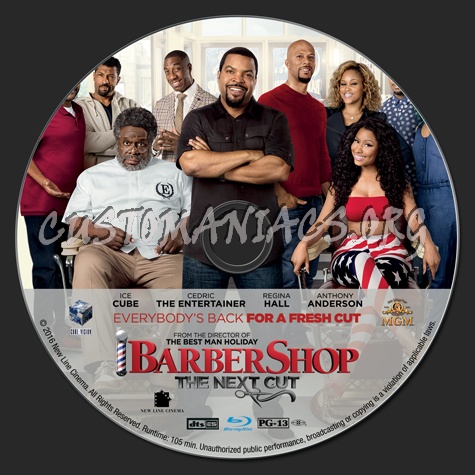 Barbershop: The Next Cut blu-ray label