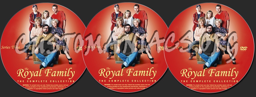 The Royal Family Complete dvd label - DVD Covers & Labels by