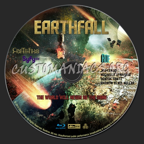 Earthfall blu-ray label