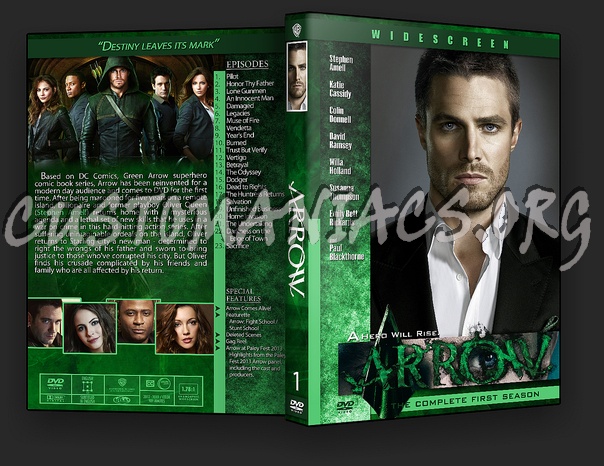 Arrow dvd cover