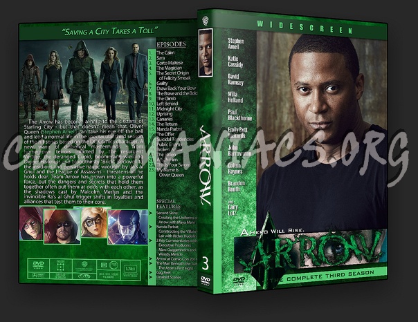 Arrow dvd cover