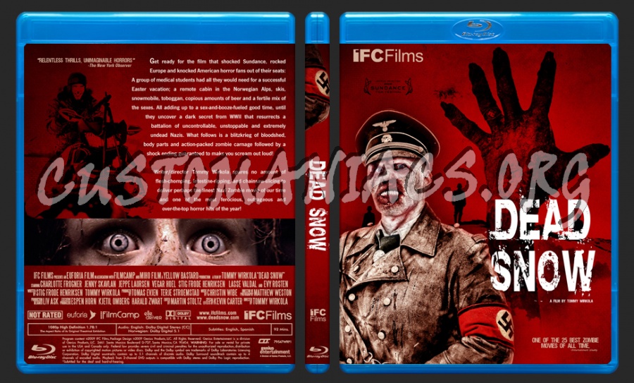 Dead Snow blu-ray cover